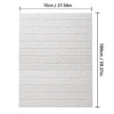 3D Brick Pattern Self Adhesive Waterproof Wall Sticker 3D Brick Pattern Self Adhesive Waterproof Wall Sticker