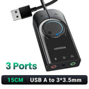 High-Performance USB Sound Card Adapter for Enhanced Audio High-Performance USB Sound Card Adapter for Enhanced Audio