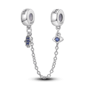 Daisy Sterling Silver Clip Charms with Authentic CZ Detailing Daisy Sterling Silver Clip Charms with Authentic CZ Detailing