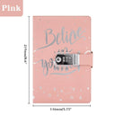 A5 Lockable Leather Journal - Secure Travel Diary Planner A5 Lockable Leather Journal - Secure Travel Diary Planner