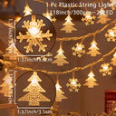 Sparkling Snowflake LED Fairy Lights for Magical Decor Sparkling Snowflake LED Fairy Lights for Magical Decor