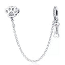 Daisy Sterling Silver Clip Charms with Authentic CZ Detailing Daisy Sterling Silver Clip Charms with Authentic CZ Detailing
