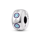 Daisy Sterling Silver Clip Charms with Authentic CZ Detailing Daisy Sterling Silver Clip Charms with Authentic CZ Detailing