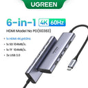 UGREEN USB C Hub with 4K HDMI and RJ45 Fast Connectivity UGREEN USB C Hub with 4K HDMI and RJ45 Fast Connectivity