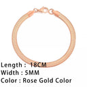 SUNIBI Classic Snake Chain Bracelet Chic Women's Jewelry Piece SUNIBI Classic Snake Chain Bracelet Chic Women's Jewelry Piece