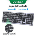 Ultra-Quiet Multi-Language Wireless Keyboard with Long Battery Life Ultra-Quiet Multi-Language Wireless Keyboard with Long Battery Life