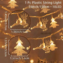 Snowflake LED Fairy Lights For Magical Winter Decor Snowflake LED Fairy Lights For Magical Winter Decor