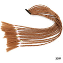 Rainbow Braided Ponytail Hair Extension Colorful Pigtail Fun Rainbow Braided Ponytail Hair Extension Colorful Pigtail Fun