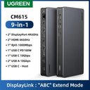 UGREEN Docking Station 9-IN-1 HUB USB C to 4K60Hz HDMI UGREEN Docking Station 9-IN-1 HUB USB C to 4K60Hz HDMI