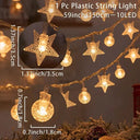 Snowflake LED Fairy Lights For Magical Winter Decor Snowflake LED Fairy Lights For Magical Winter Decor