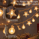 Snowflake LED Fairy Lights For Magical Winter Decor Snowflake LED Fairy Lights For Magical Winter Decor