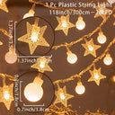 Snowflake LED Fairy Lights For Magical Winter Decor Snowflake LED Fairy Lights For Magical Winter Decor