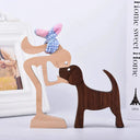 Personalized Hand Carved Dog Family Figurine For Pet Lovers Personalized Hand Carved Dog Family Figurine For Pet Lovers