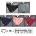 Cotton Panties Set: Stylish Low Waist Briefs for Women Cotton Panties Set: Stylish Low Waist Briefs for Women