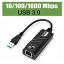 USB C To Ethernet Adapter 1000Mbps Fast Network Card Windows USB C To Ethernet Adapter 1000Mbps Fast Network Card Windows