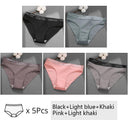 Cotton Panties Set: Stylish Low Waist Briefs for Women Cotton Panties Set: Stylish Low Waist Briefs for Women