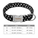 Engraved Nylon Pet ID Collar with Nameplate for Dogs Engraved Nylon Pet ID Collar with Nameplate for Dogs