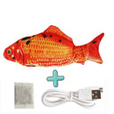 Electric Floppy Fish Cat Toy Interactive USB Charger Catnip Electric Floppy Fish Cat Toy Interactive USB Charger Catnip