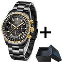 Rainbow Diamond Gold Watch Stylish Timepiece for Men Rainbow Diamond Gold Watch Stylish Timepiece for Men