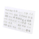 Women Acrylic Crystal Stud Earrings Set for Fashionable Women Women Acrylic Crystal Stud Earrings Set for Fashionable Women