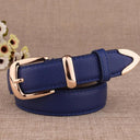 Elegant Gold Buckle Leather Belt for Stylish Women Accessory Elegant Gold Buckle Leather Belt for Stylish Women Accessory