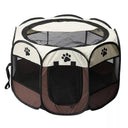Portable Pet Cage: Spacious Octagon Playpen with Zipper Portable Pet Cage: Spacious Octagon Playpen with Zipper
