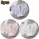Cotton Lace Panties Set: Comfortable and Sexy Lingerie Trio Cotton Lace Panties Set: Comfortable and Sexy Lingerie Trio