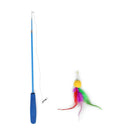 Feather Teaser Wand Interactive Cat Toy for Playful Cats Feather Teaser Wand Interactive Cat Toy for Playful Cats