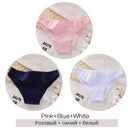 Ultra-Soft Plus Size Cotton Panties Set in Solid Colors Ultra-Soft Plus Size Cotton Panties Set in Solid Colors