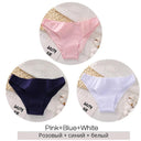 Ultra Soft Plus Size Cotton Panties Set Solid Colors Ultra Soft Plus Size Cotton Panties Set Solid Colors