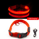 LED Dog Collar: High-Quality Fiber, Three Flash Modes LED Dog Collar: High-Quality Fiber, Three Flash Modes