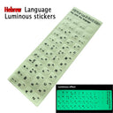 Matte Hebrew Keyboard Stickers Multilingual Typing Upgrade Kit Matte Hebrew Keyboard Stickers Multilingual Typing Upgrade Kit