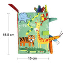 Baby Cloth Book: Interactive Educational Animal Tail Toy Baby Cloth Book: Interactive Educational Animal Tail Toy