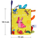 Baby Cloth Book: Interactive Educational Animal Tail Toy Baby Cloth Book: Interactive Educational Animal Tail Toy