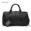Natural Cowskin Travel Bags Waterproof Men's Leather Bag 55cm Natural Cowskin Travel Bags Waterproof Men's Leather Bag 55cm