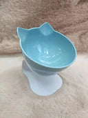 Double Cat Bowl Set Elevated Feeding Bowls For Cats Double Cat Bowl Set Elevated Feeding Bowls For Cats