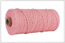 Colorful Cotton Macrame Rope for Boho Decor and Diy Wedding Colorful Cotton Macrame Rope for Boho Decor and Diy Wedding
