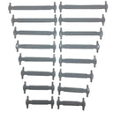 Silicone Shoelaces: Stylish Lazy Elastic Lace Set 12 Colors Silicone Shoelaces: Stylish Lazy Elastic Lace Set 12 Colors