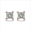 925 Sterling Silver Stud Earrings For Women Diamond Jewelry 925 Sterling Silver Stud Earrings For Women Diamond Jewelry