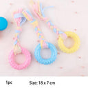 Pet Dog Chews TPR Knot Bite Resistant Teeth Cleaning Toys Pet Dog Chews TPR Knot Bite Resistant Teeth Cleaning Toys