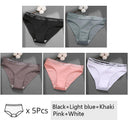 Cotton Panties Set: Stylish Low Waist Briefs for Women Cotton Panties Set: Stylish Low Waist Briefs for Women