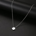 Stainless Steel Necklaces Minimalist Four-leaf Clover Pendant Stainless Steel Necklaces Minimalist Four-leaf Clover Pendant