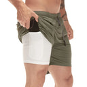 Summer Running Shorts Men 2 in 1 Quick Dry Gym Shorts Summer Running Shorts Men 2 in 1 Quick Dry Gym Shorts