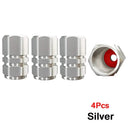 Autcoat Aluminum Alloy Tire Valve Caps Cars And Motorcycles Autcoat Aluminum Alloy Tire Valve Caps Cars And Motorcycles