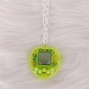 Y2K Electronic Pet Game Pendant Necklace With Rainbow Charms Y2K Electronic Pet Game Pendant Necklace With Rainbow Charms