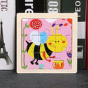 Kids Cartoon Animal Traffic Wooden Educational Puzzle Set Kids Cartoon Animal Traffic Wooden Educational Puzzle Set