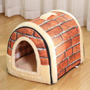 Soft Cozy Dog Cave Bed with Removable Cushion Warm Nest Soft Cozy Dog Cave Bed with Removable Cushion Warm Nest