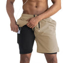 Men Summer Running Shorts 2 In 1 Quick Dry Gym Shorts Men Summer Running Shorts 2 In 1 Quick Dry Gym Shorts