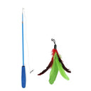 Feather Teaser Wand Interactive Cat Toy for Playful Cats Feather Teaser Wand Interactive Cat Toy for Playful Cats