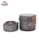 1.3L & 2.3L Outdoor Camping Cookware Set Lightweight Gear 1.3L & 2.3L Outdoor Camping Cookware Set Lightweight Gear